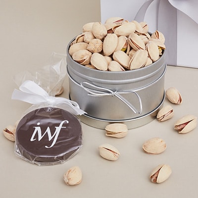 Custom branded chocolate and nuts for IWF gift box
